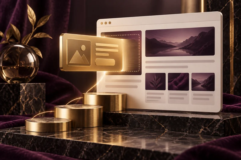 New gold features fitting into an existing website